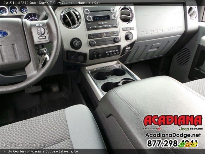Magnetic / Steel 2015 Ford F250 Super Duty XLT Crew Cab 4x4