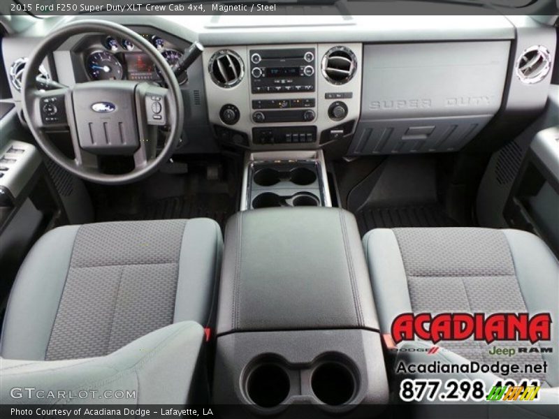 Magnetic / Steel 2015 Ford F250 Super Duty XLT Crew Cab 4x4