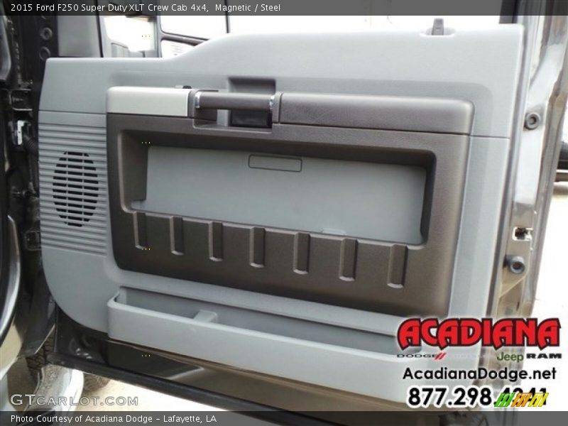 Magnetic / Steel 2015 Ford F250 Super Duty XLT Crew Cab 4x4