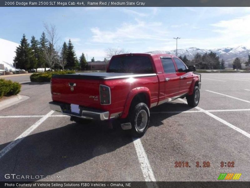 Flame Red / Medium Slate Gray 2006 Dodge Ram 2500 SLT Mega Cab 4x4