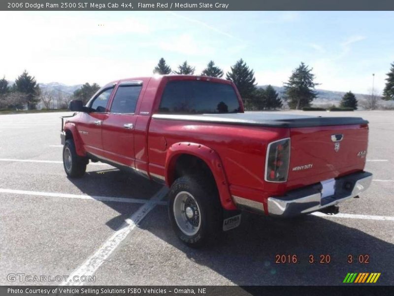Flame Red / Medium Slate Gray 2006 Dodge Ram 2500 SLT Mega Cab 4x4