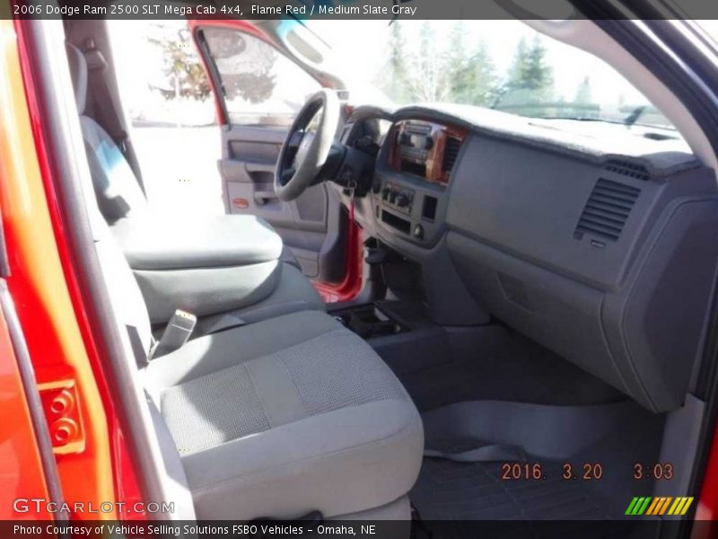 Flame Red / Medium Slate Gray 2006 Dodge Ram 2500 SLT Mega Cab 4x4
