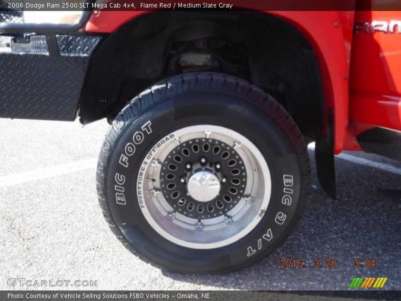 Flame Red / Medium Slate Gray 2006 Dodge Ram 2500 SLT Mega Cab 4x4