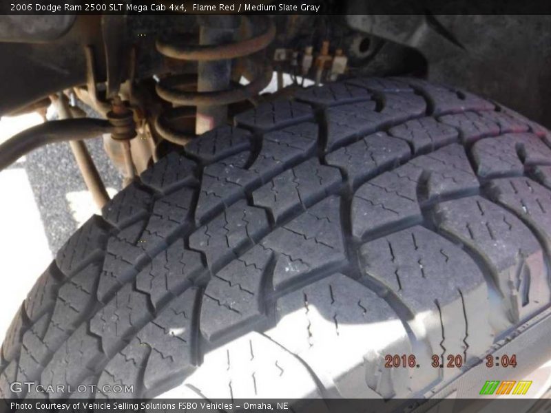 Flame Red / Medium Slate Gray 2006 Dodge Ram 2500 SLT Mega Cab 4x4