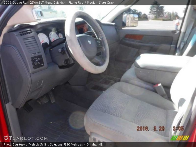 Flame Red / Medium Slate Gray 2006 Dodge Ram 2500 SLT Mega Cab 4x4