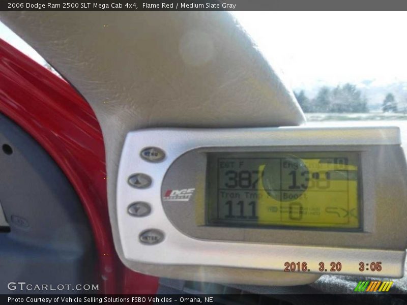Flame Red / Medium Slate Gray 2006 Dodge Ram 2500 SLT Mega Cab 4x4