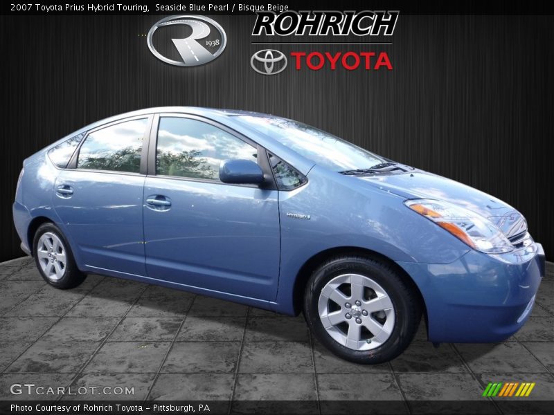 Seaside Blue Pearl / Bisque Beige 2007 Toyota Prius Hybrid Touring