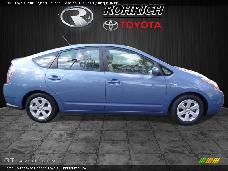 Seaside Blue Pearl / Bisque Beige 2007 Toyota Prius Hybrid Touring