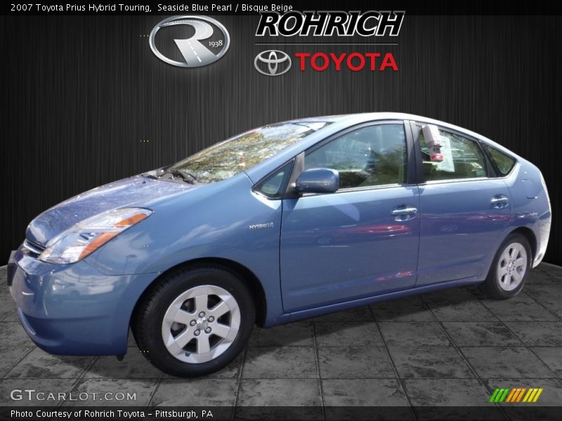 Seaside Blue Pearl / Bisque Beige 2007 Toyota Prius Hybrid Touring