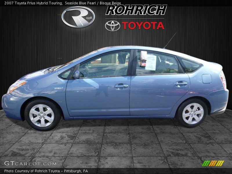 Seaside Blue Pearl / Bisque Beige 2007 Toyota Prius Hybrid Touring