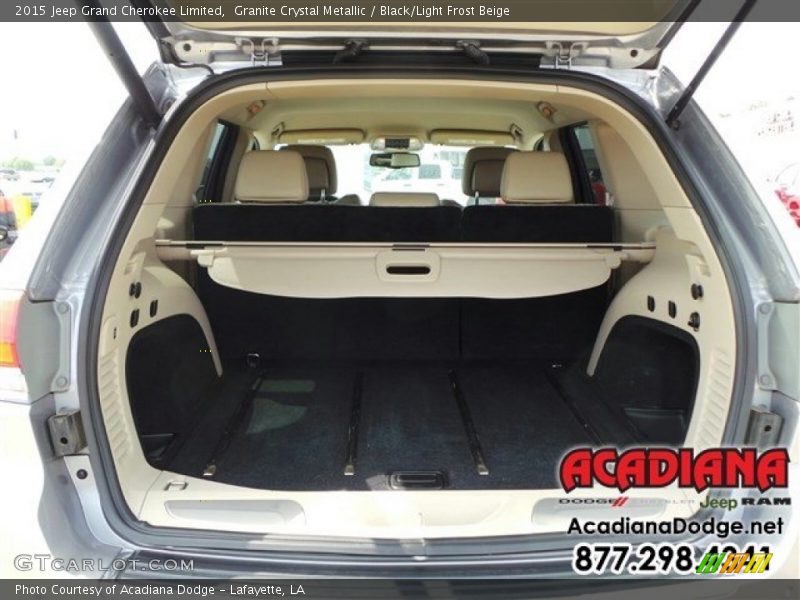 Granite Crystal Metallic / Black/Light Frost Beige 2015 Jeep Grand Cherokee Limited
