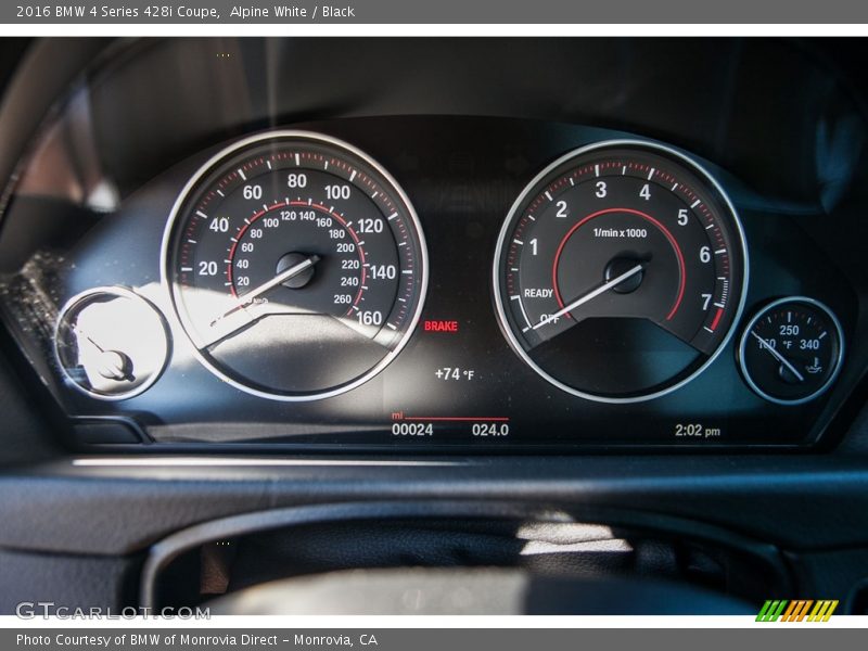 Alpine White / Black 2016 BMW 4 Series 428i Coupe
