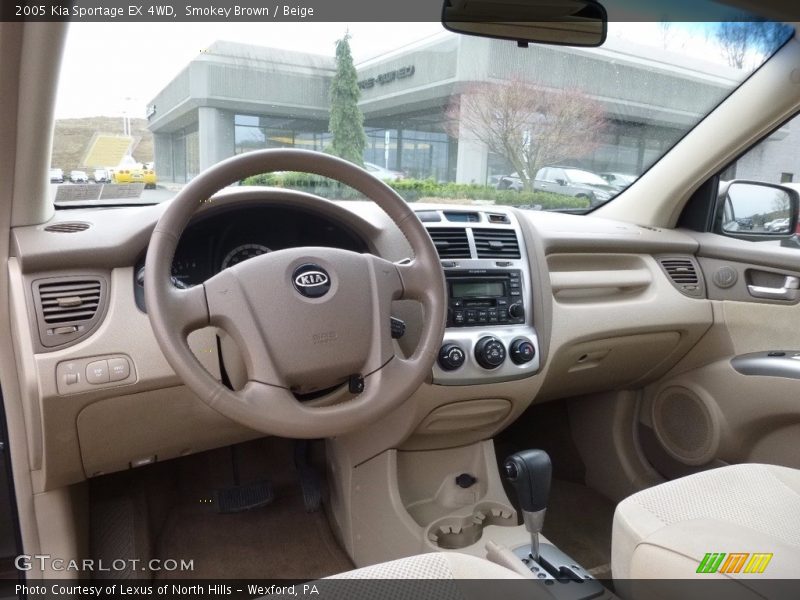 Smokey Brown / Beige 2005 Kia Sportage EX 4WD