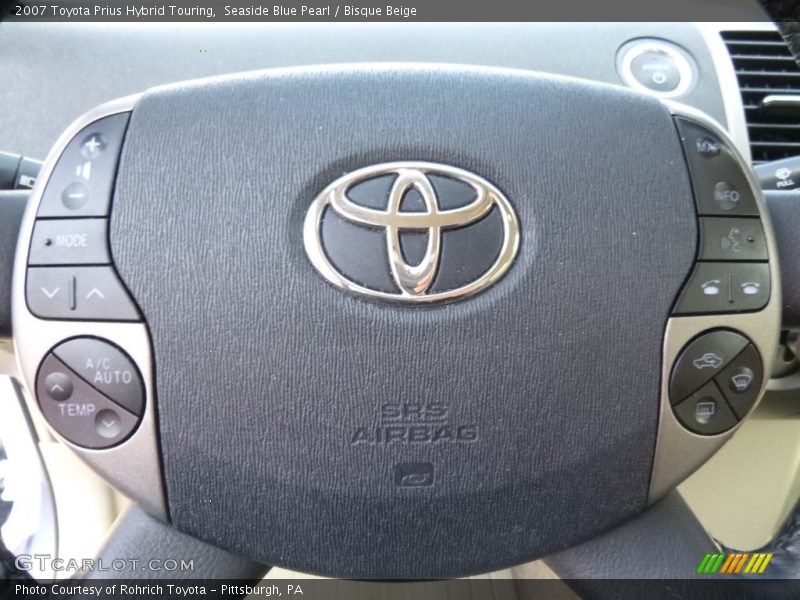 Seaside Blue Pearl / Bisque Beige 2007 Toyota Prius Hybrid Touring