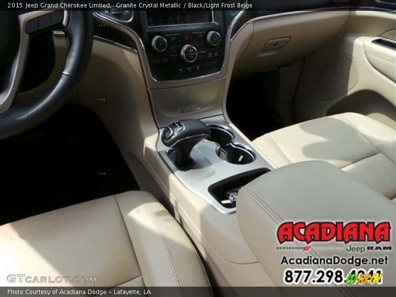 Granite Crystal Metallic / Black/Light Frost Beige 2015 Jeep Grand Cherokee Limited