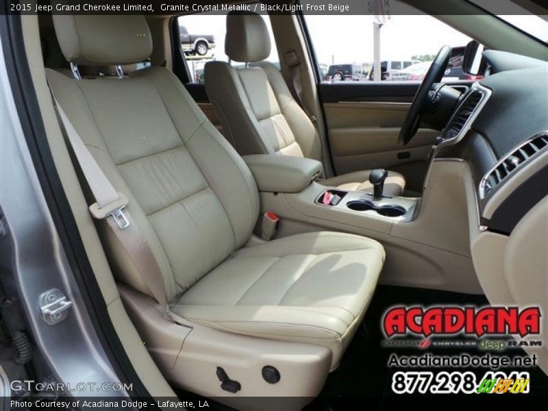Granite Crystal Metallic / Black/Light Frost Beige 2015 Jeep Grand Cherokee Limited