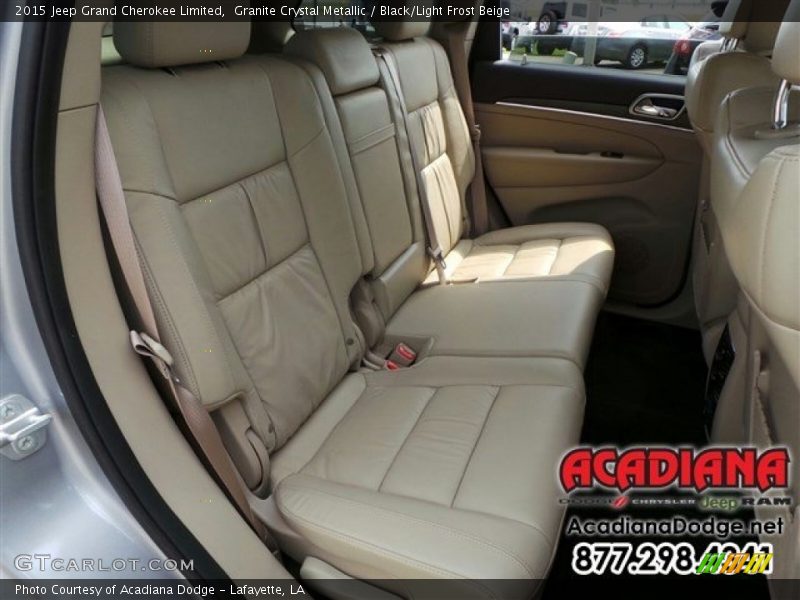 Granite Crystal Metallic / Black/Light Frost Beige 2015 Jeep Grand Cherokee Limited