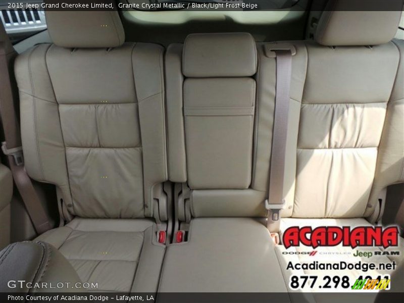 Granite Crystal Metallic / Black/Light Frost Beige 2015 Jeep Grand Cherokee Limited