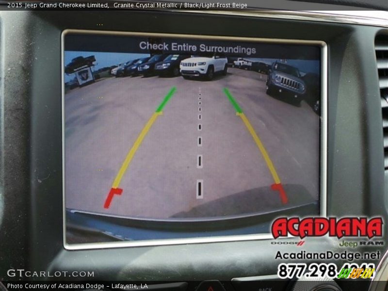 Granite Crystal Metallic / Black/Light Frost Beige 2015 Jeep Grand Cherokee Limited