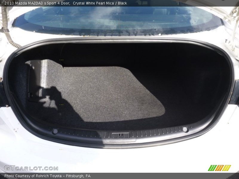 Crystal White Pearl Mica / Black 2010 Mazda MAZDA3 s Sport 4 Door