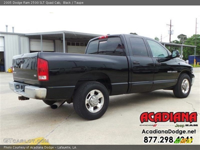 Black / Taupe 2005 Dodge Ram 2500 SLT Quad Cab