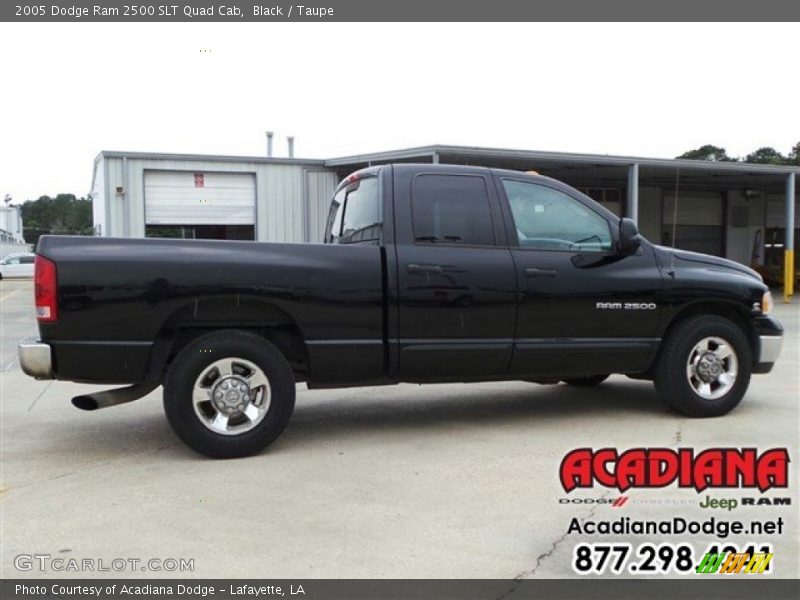 Black / Taupe 2005 Dodge Ram 2500 SLT Quad Cab
