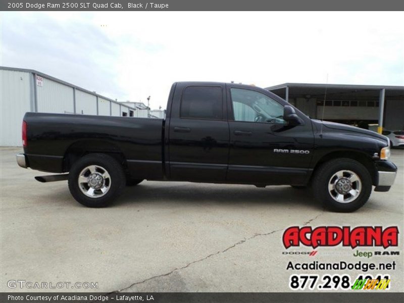 Black / Taupe 2005 Dodge Ram 2500 SLT Quad Cab