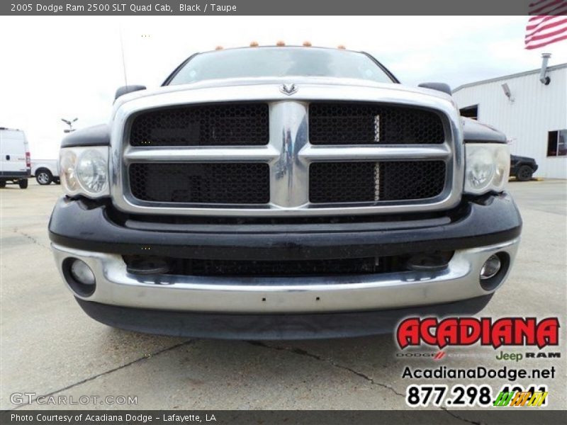 Black / Taupe 2005 Dodge Ram 2500 SLT Quad Cab