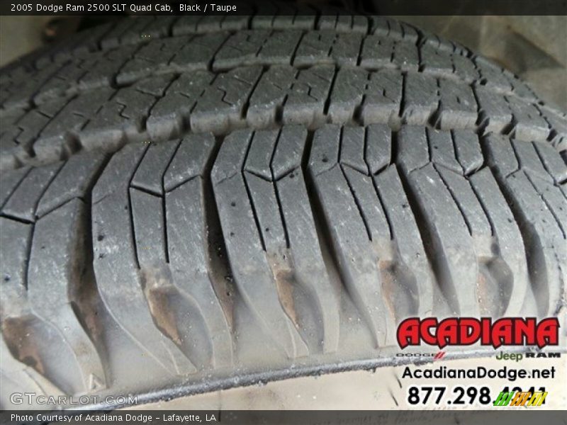 Black / Taupe 2005 Dodge Ram 2500 SLT Quad Cab