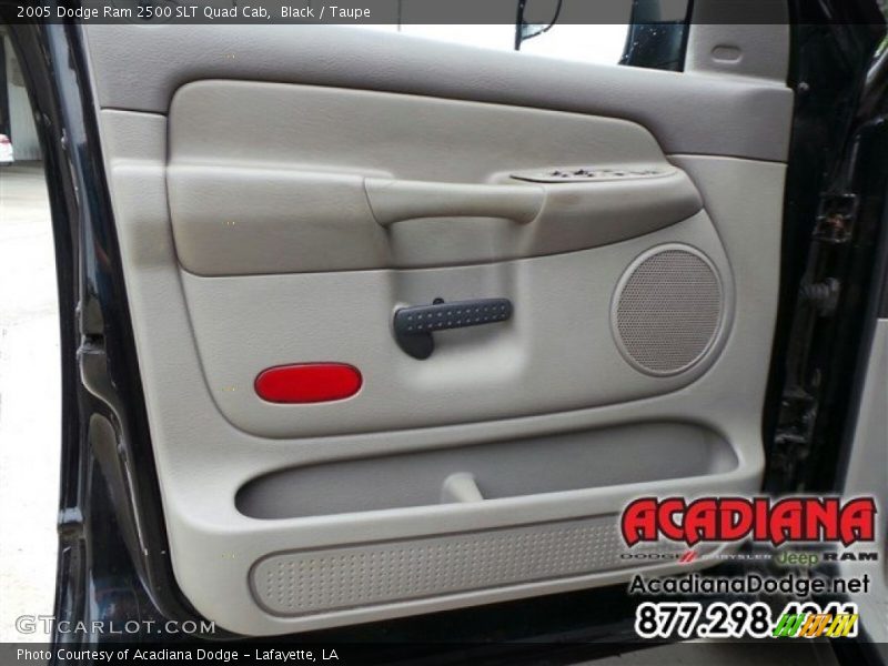 Black / Taupe 2005 Dodge Ram 2500 SLT Quad Cab
