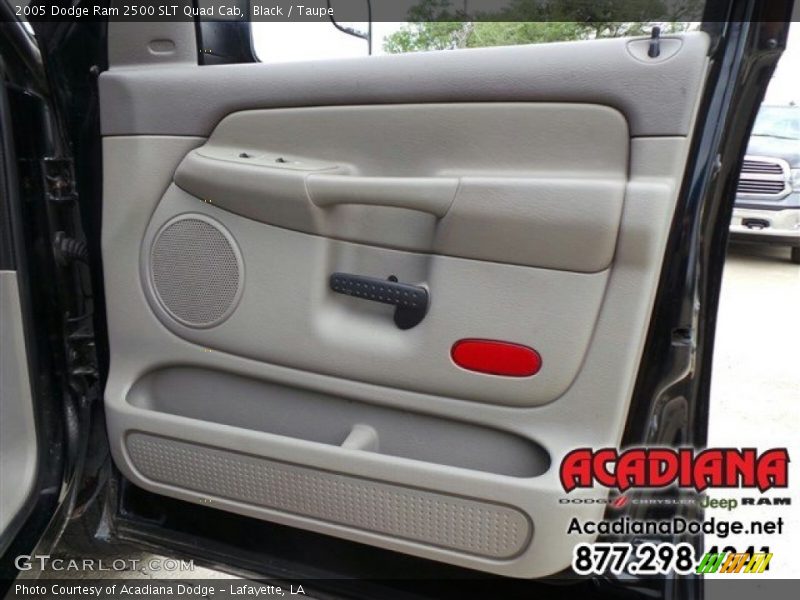 Black / Taupe 2005 Dodge Ram 2500 SLT Quad Cab