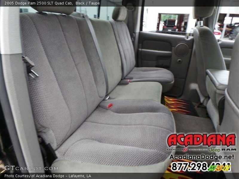 Black / Taupe 2005 Dodge Ram 2500 SLT Quad Cab
