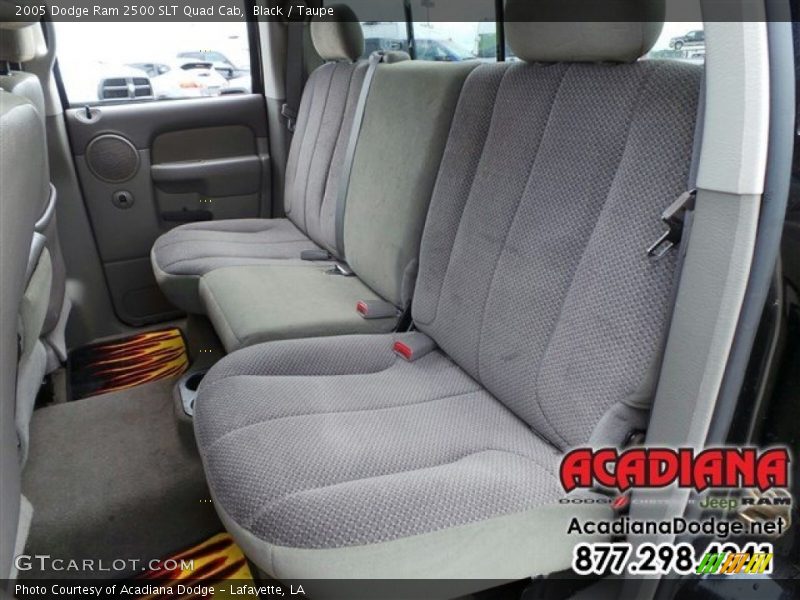Black / Taupe 2005 Dodge Ram 2500 SLT Quad Cab