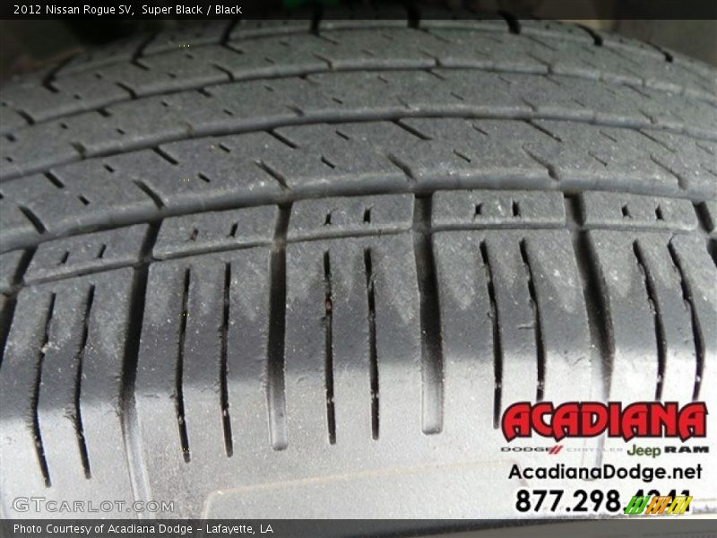Super Black / Black 2012 Nissan Rogue SV