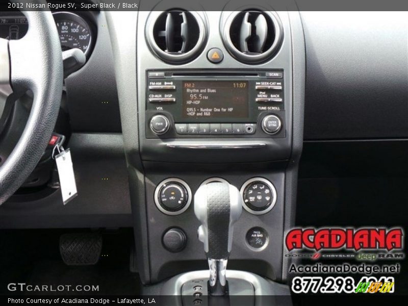 Super Black / Black 2012 Nissan Rogue SV