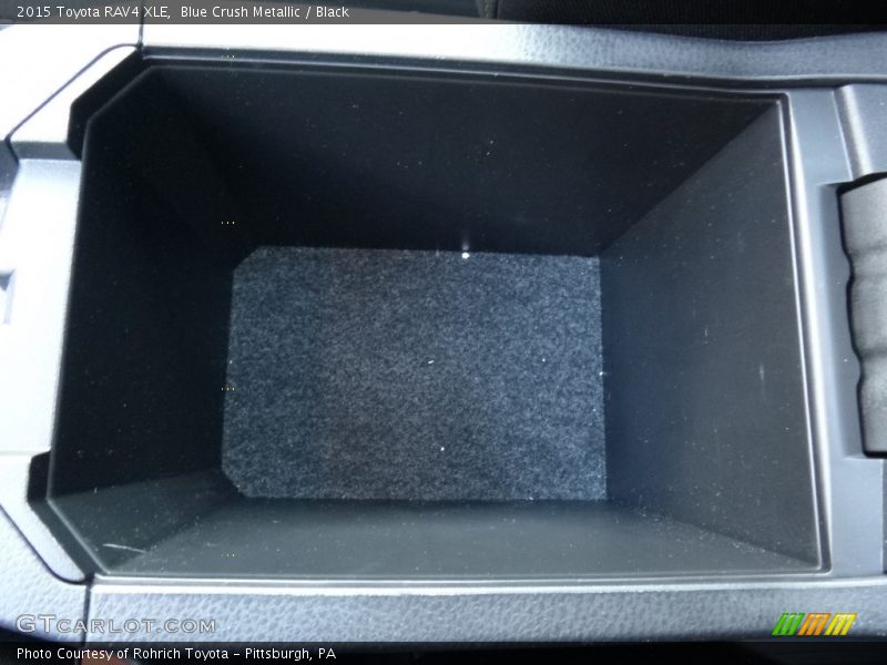 Blue Crush Metallic / Black 2015 Toyota RAV4 XLE