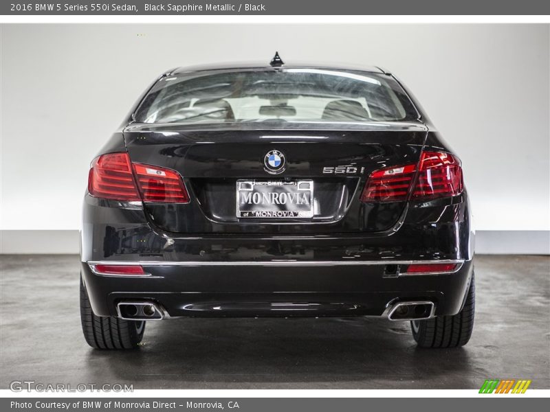 Black Sapphire Metallic / Black 2016 BMW 5 Series 550i Sedan