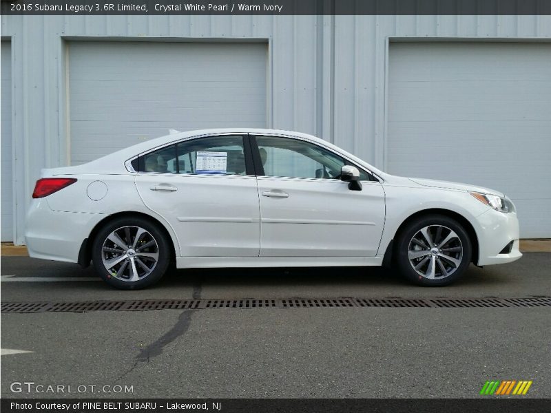 Crystal White Pearl / Warm Ivory 2016 Subaru Legacy 3.6R Limited