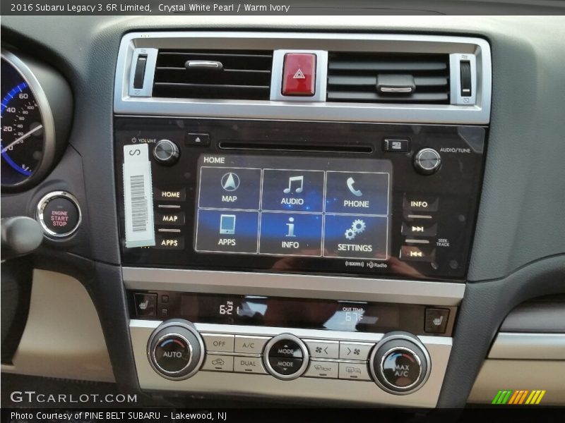 Crystal White Pearl / Warm Ivory 2016 Subaru Legacy 3.6R Limited