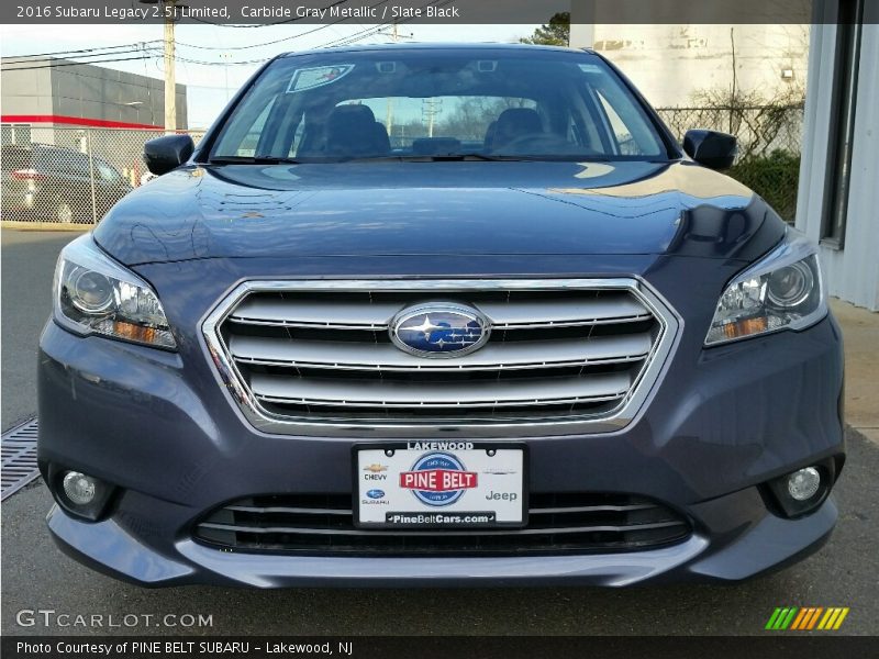 Carbide Gray Metallic / Slate Black 2016 Subaru Legacy 2.5i Limited