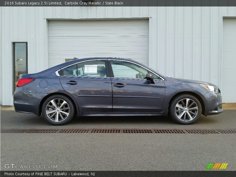 Carbide Gray Metallic / Slate Black 2016 Subaru Legacy 2.5i Limited