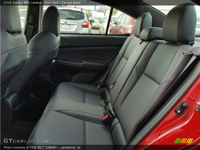 Pure Red / Carbon Black 2016 Subaru WRX Limited