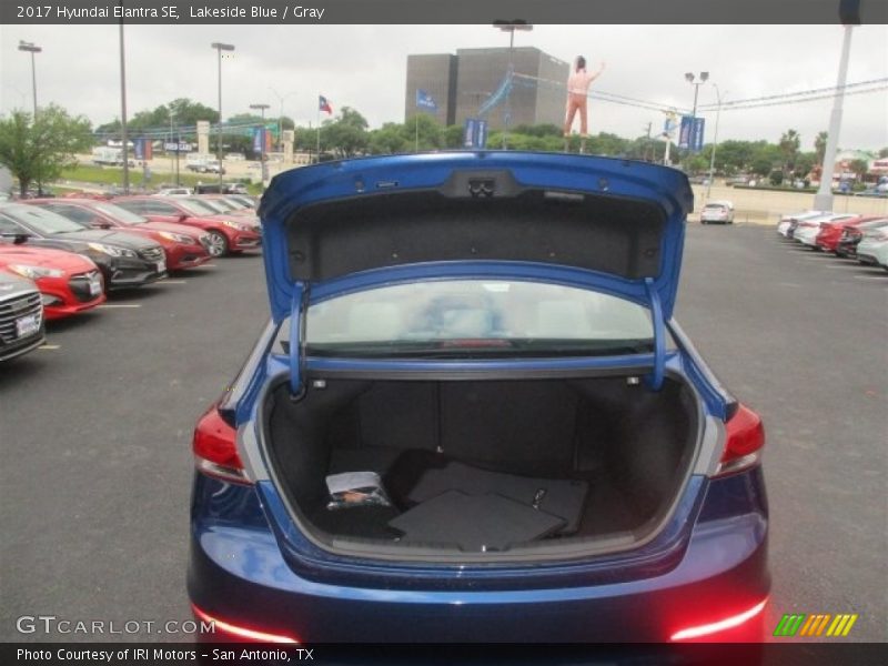 Lakeside Blue / Gray 2017 Hyundai Elantra SE