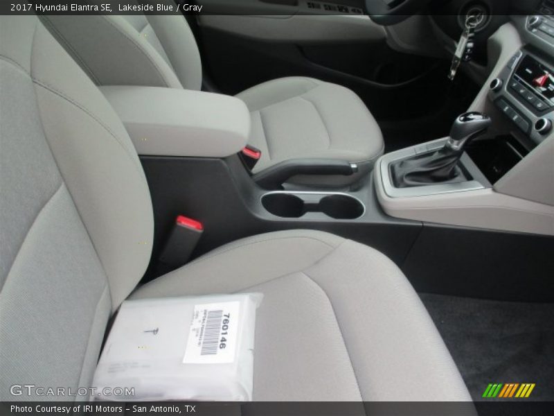 Lakeside Blue / Gray 2017 Hyundai Elantra SE