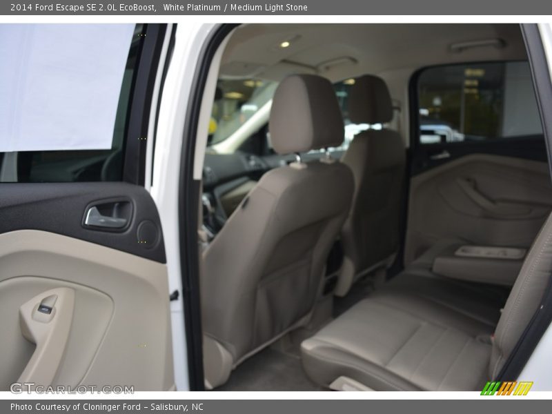 White Platinum / Medium Light Stone 2014 Ford Escape SE 2.0L EcoBoost