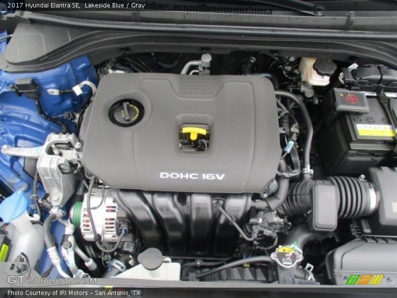 Lakeside Blue / Gray 2017 Hyundai Elantra SE