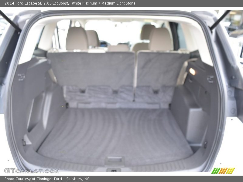 White Platinum / Medium Light Stone 2014 Ford Escape SE 2.0L EcoBoost
