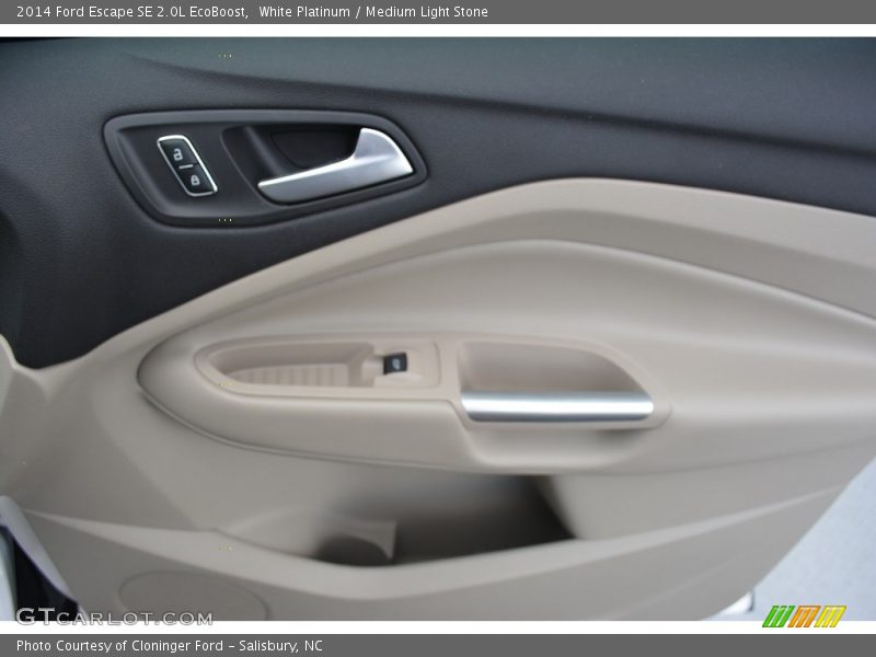 White Platinum / Medium Light Stone 2014 Ford Escape SE 2.0L EcoBoost