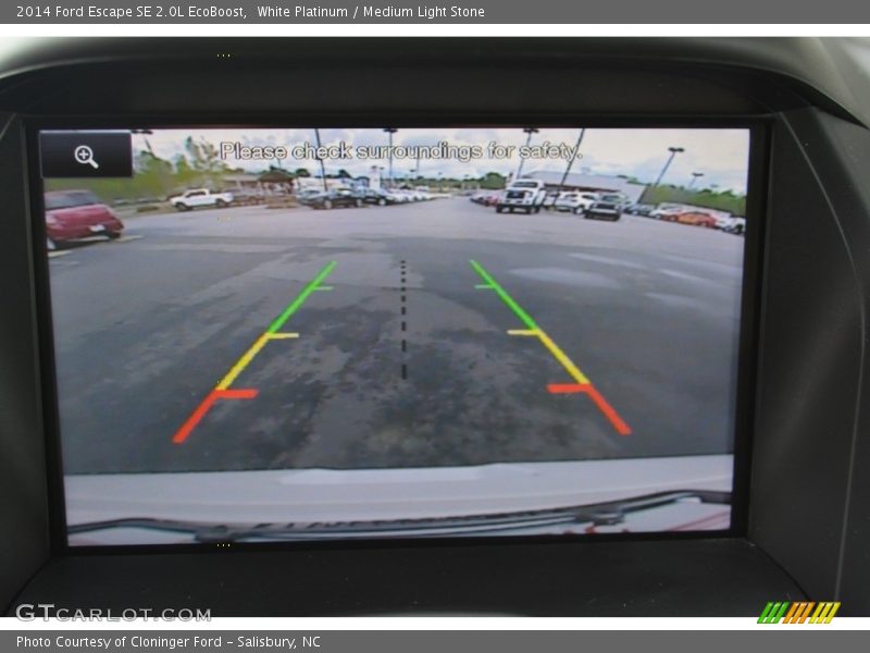 White Platinum / Medium Light Stone 2014 Ford Escape SE 2.0L EcoBoost