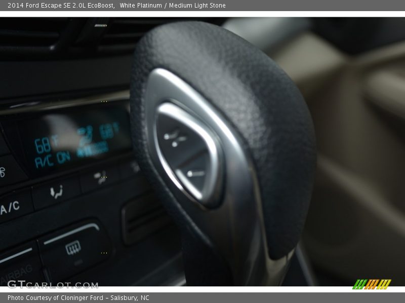 White Platinum / Medium Light Stone 2014 Ford Escape SE 2.0L EcoBoost